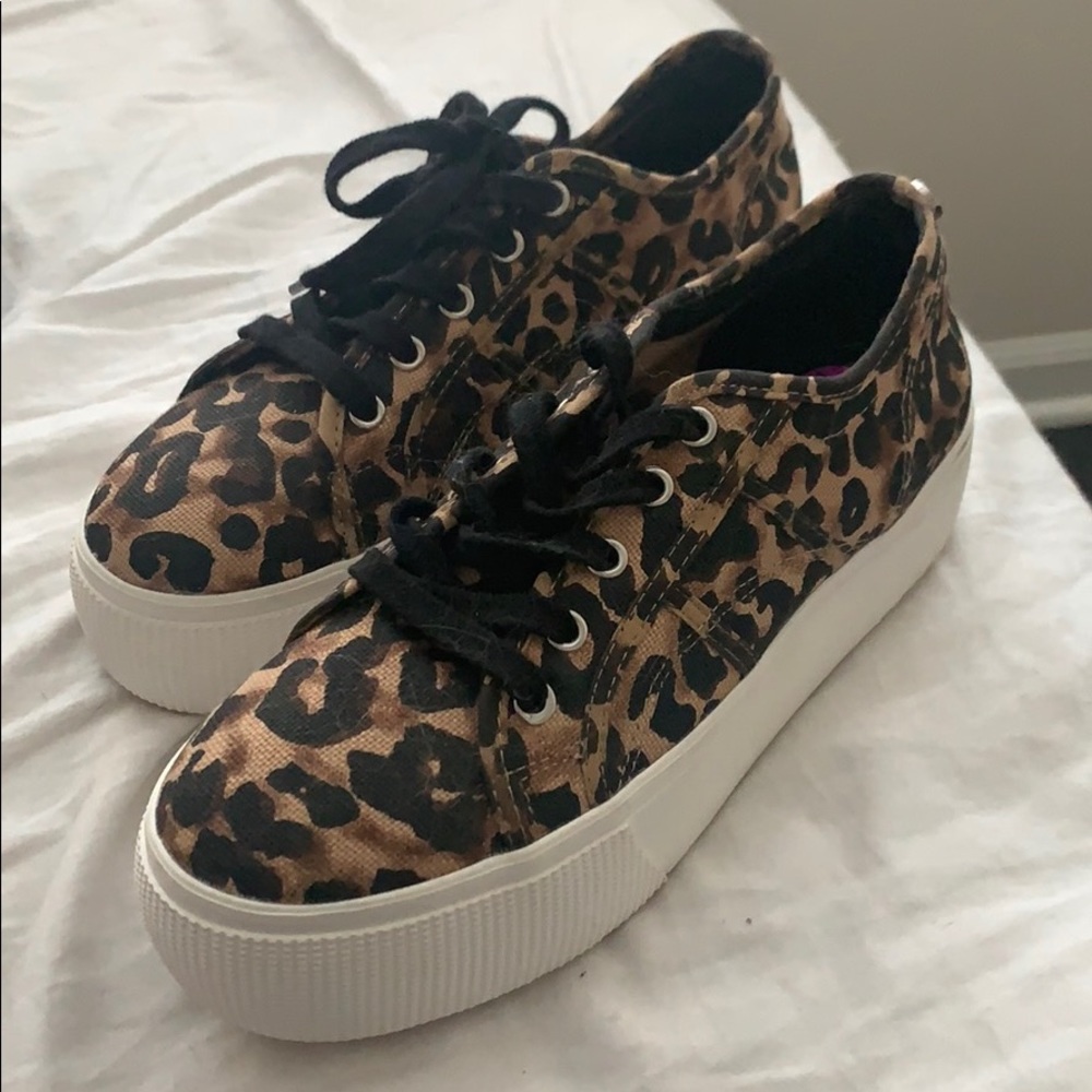 Steve Madden cheetah sneakers
